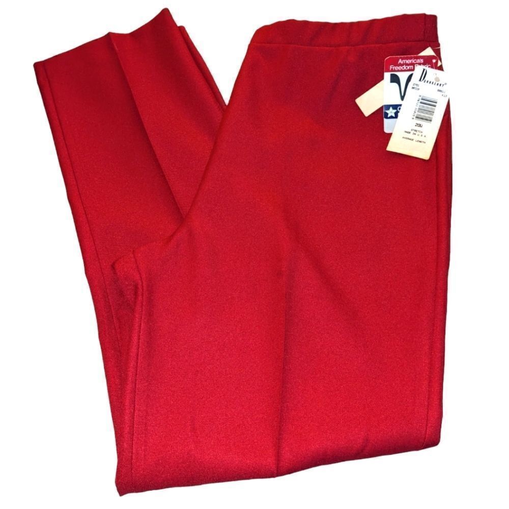 DonnKenny vintage maroon pants size 20W NWT